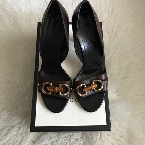 Gucci Shoes - Gucci Horsebit Brown Heels